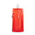 KWILL. Squeeze dobrável em PE com bico de sistema "push-pull" e acabamento translúcido com mosquetão 460 mL