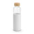 DAKAR. Squeeze em vidro borossilicato com tampa em bambu 600 mL