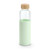 DAKAR. Squeeze em vidro borossilicato com tampa em bambu 600 mL