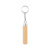 RACHEL. Chaveiro em bambu e ABS com lanterna LED