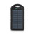 DAY. Bateria portátil solar em ABS com painel solar, LED e capacidade de 2'000 mAh