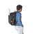 DELFOS BACKPACK. Mochila para notebook 15'6" em 300D e 600D, ambos em poliéster reciclado com elementos refletores 18 L