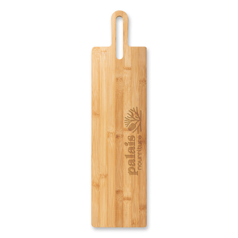 CARAWAY LONG. Tábua de servir aperitivos em bambu com pega