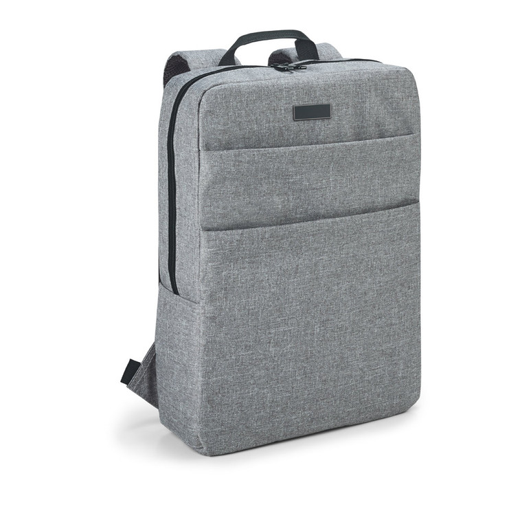 GRAPHS PLATE. Mochila para notebook 15'6'' em 600D de alta densidade com placa para personalização 10 L