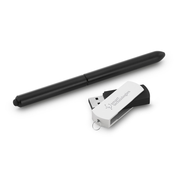 GLEISER. Conjunto esferográfica e pen drive