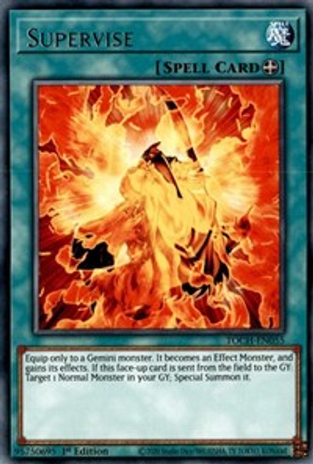 Supervise (Toon Chaos) - Lightly Played 1st Edition
