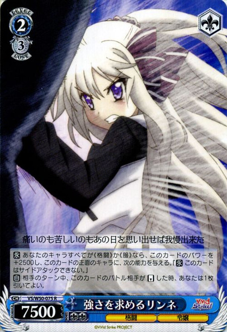 VS/W50-075R Rinne, Seeking Strength