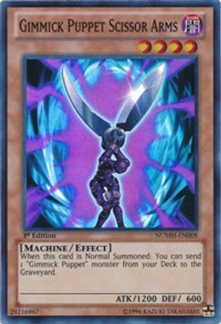 Gimmick Puppet Scissor Arms (Number Hunters) - Moderately Played 1st Edition