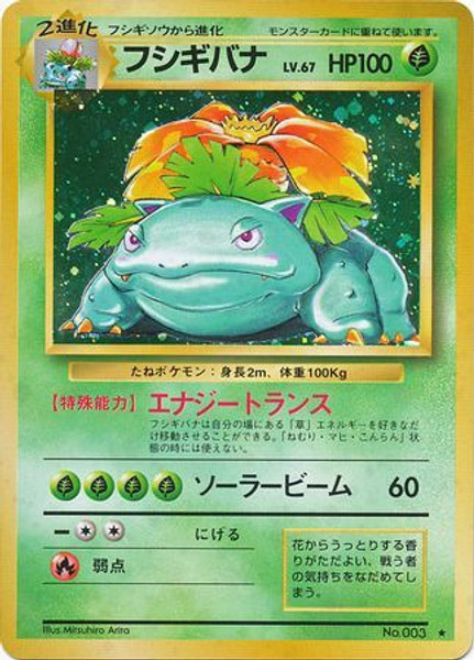 Venusaur - Holo Rare - Base Expansion Set Damaged