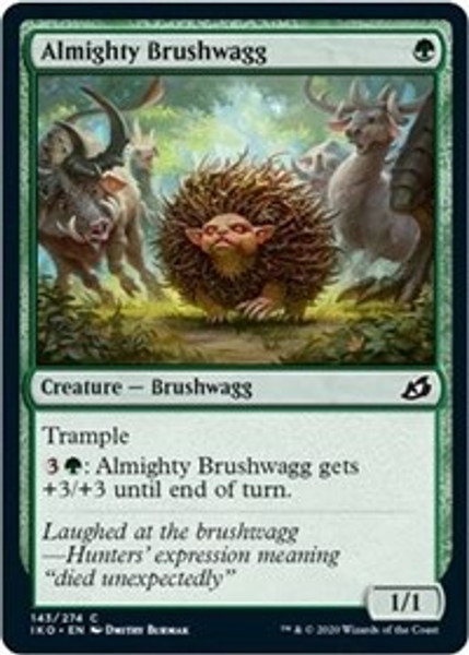 Almighty Brushwagg (Ikoria: Lair of Behemoths) - Near Mint