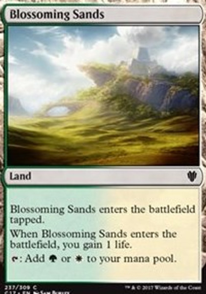Blossoming Sands (Commander 2017) - Moderately Played