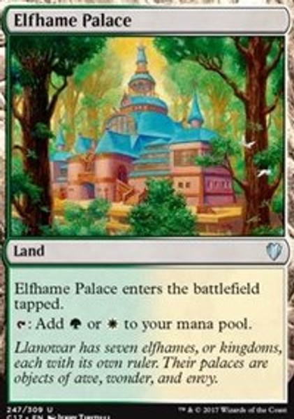 Elfhame Palace (Commander 2017) - Moderately Played