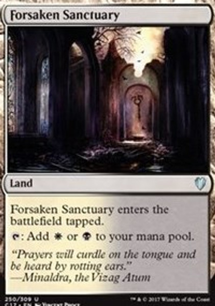 Forsaken Sanctuary (Commander 2017) - Moderately Played