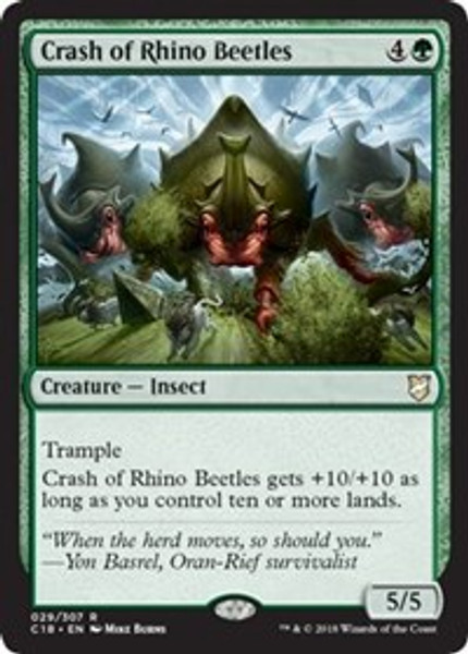 Crash of Rhino Beetles (Commander 2018) - Near Mint