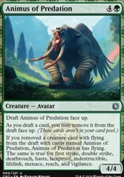 Animus of Predation (Conspiracy: Take the Crown) - Moderately Played Foil