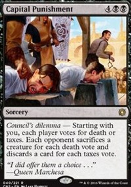 Capital Punishment (Conspiracy: Take the Crown) - Lightly Played Foil