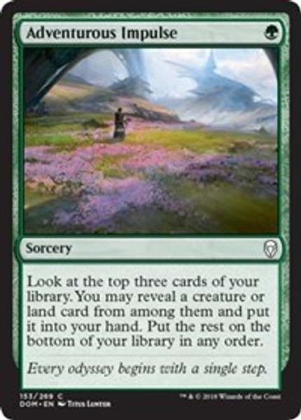 Adventurous Impulse (Dominaria) - Near Mint