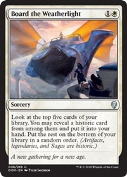 Board the Weatherlight (Dominaria) - Lightly Played Foil