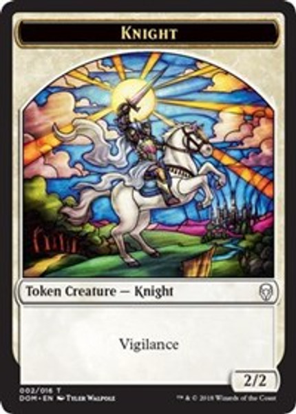 Knight Token (002) (Dominaria) - Near Mint