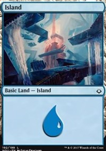 Island (192) (Hour of Devastation) - Near Mint