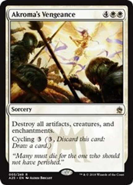Akroma's Vengeance (Masters 25) - Lightly Played Foil