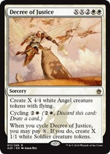 Decree of Justice (Masters 25) - Lightly Played Foil