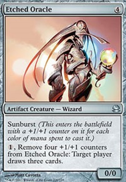 Etched Oracle (Modern Masters) - Lightly Played Foil