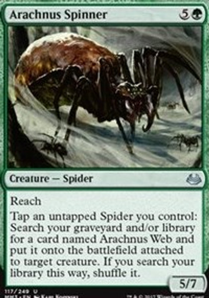 Arachnus Spinner (Modern Masters 2017) - Lightly Played Foil