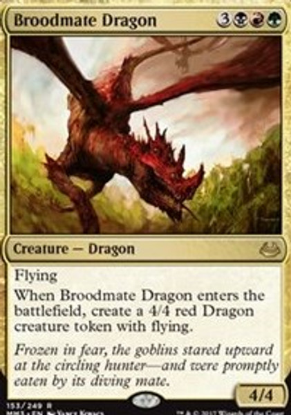 Broodmate Dragon (Modern Masters 2017) - Moderately Played Foil