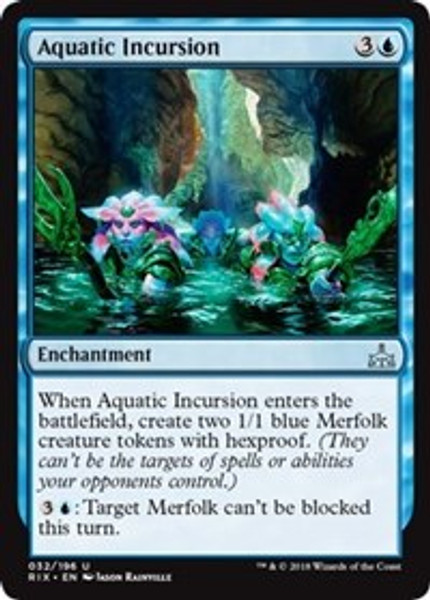 Aquatic Incursion (Rivals of Ixalan) - Moderately Played