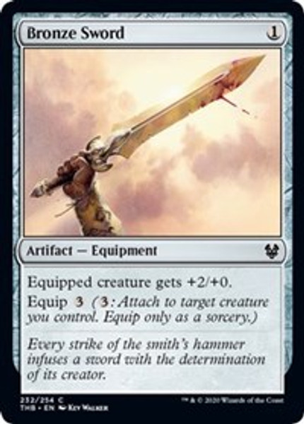 Bronze Sword (Theros Beyond Death) - Lightly Played Foil