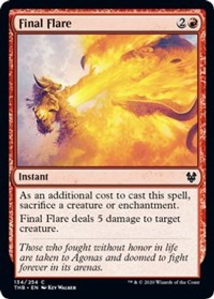 Final Flare (Theros Beyond Death) - Lightly Played Foil