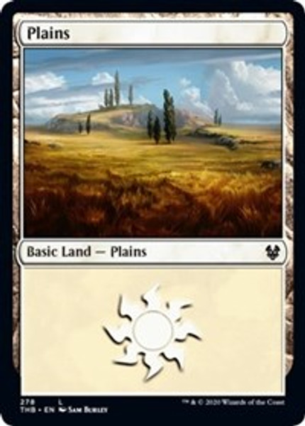 Plains (278) (Theros Beyond Death) - Lightly Played Foil