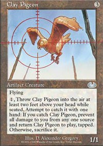 Clay Pigeon (Unglued) - Heavily Played