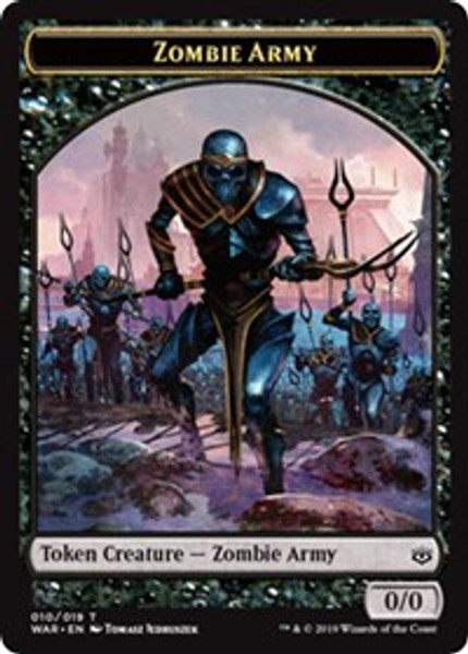 Zombie Army Token (010) (War of the Spark) - Near Mint