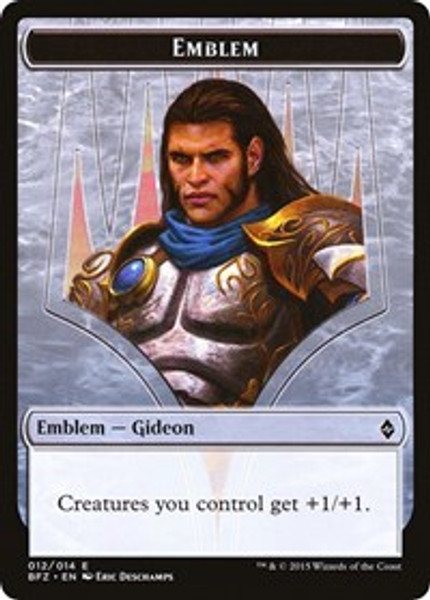 Emblem - Gideon, Ally of Zendikar (Battle for Zendikar) - Near Mint