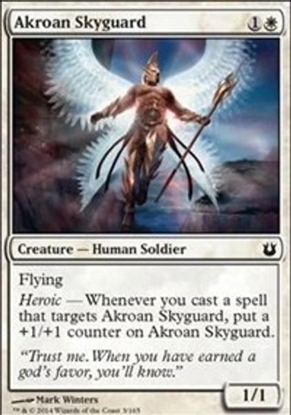 Akroan Skyguard (Born of the Gods) - Moderately Played Foil
