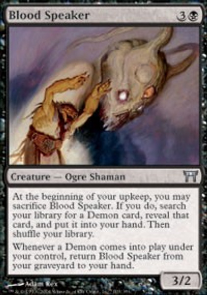 Blood Speaker (Champions of Kamigawa) - Lightly Played