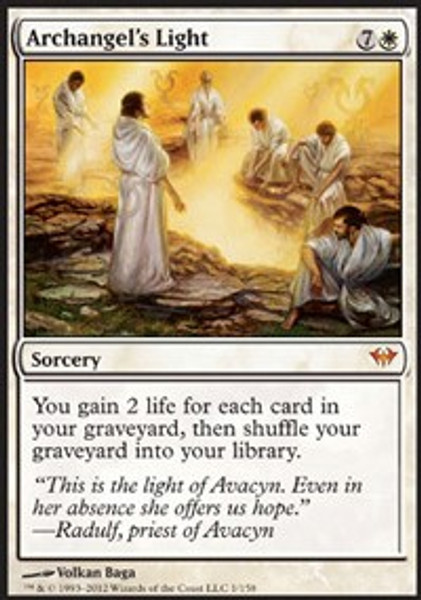 Archangel's Light (Dark Ascension) - Moderately Played