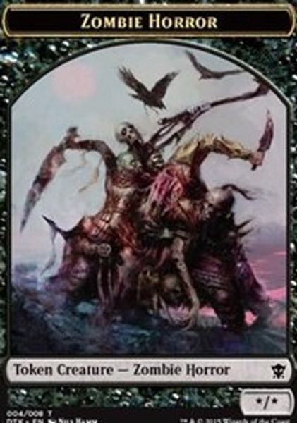 Zombie Horror Token (Dragons of Tarkir) - Lightly Played