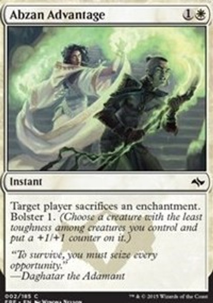 Abzan Advantage (Fate Reforged) - Lightly Played