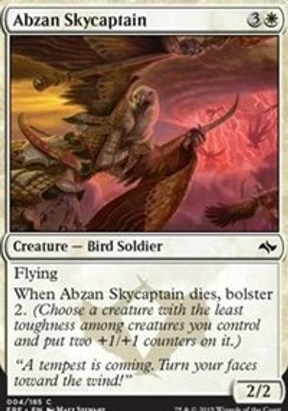 Abzan Skycaptain (Fate Reforged) - Lightly Played Foil