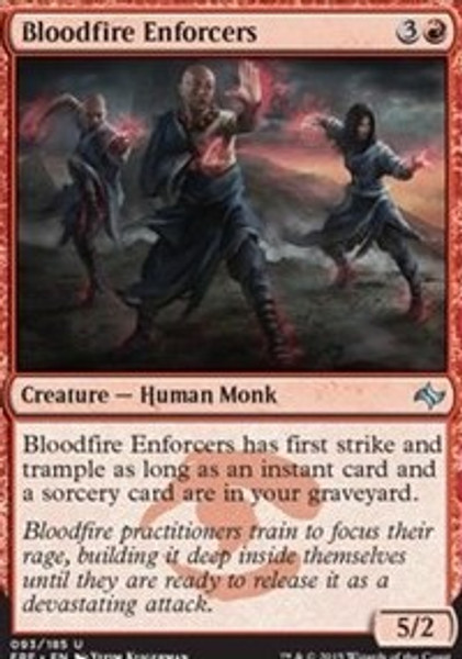 Bloodfire Enforcers (Fate Reforged) - Moderately Played Foil