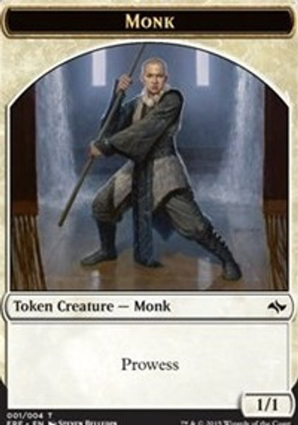 Monk Token (Fate Reforged) - Moderately Played