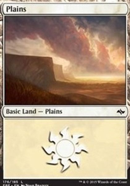 Plains (176) (Fate Reforged) - Lightly Played Foil