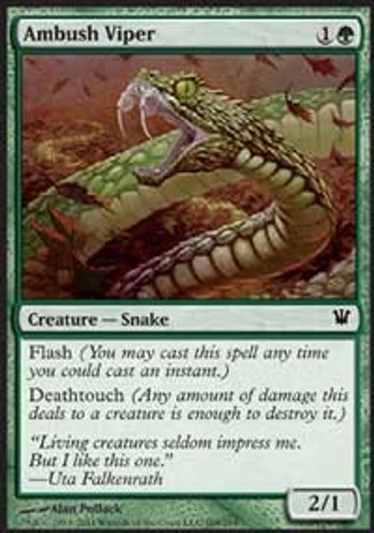 Ambush Viper (Innistrad) - Moderately Played