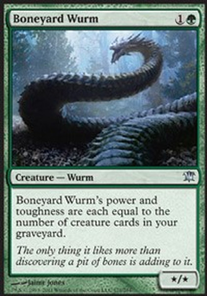 Boneyard Wurm (Innistrad) - Heavily Played