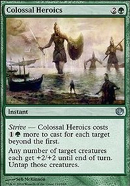 Colossal Heroics (Journey Into Nyx) - Moderately Played Foil