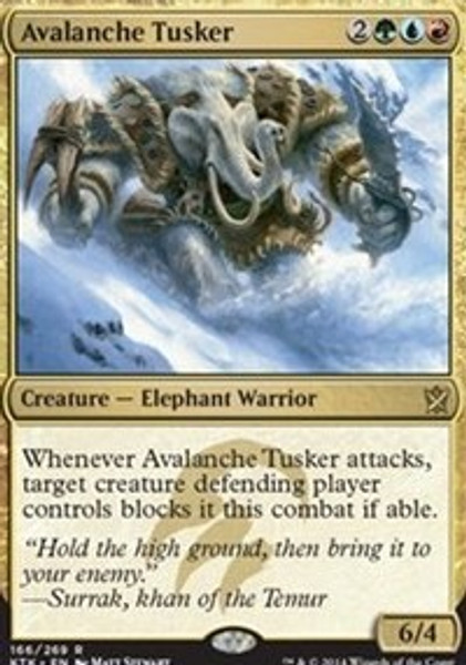 Avalanche Tusker (Khans of Tarkir) - Moderately Played