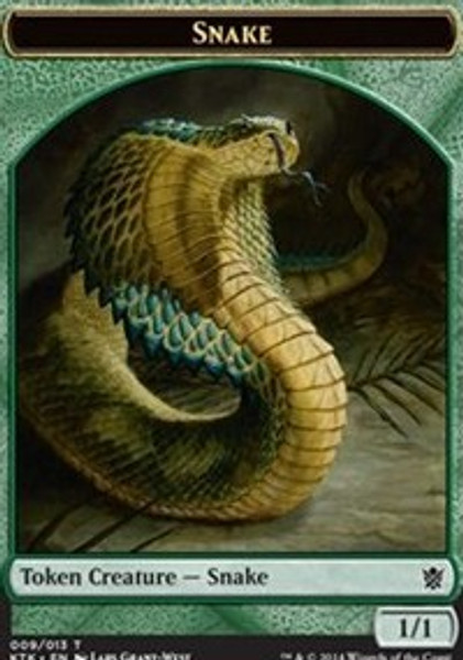 Snake Token (Khans of Tarkir) - Lightly Played